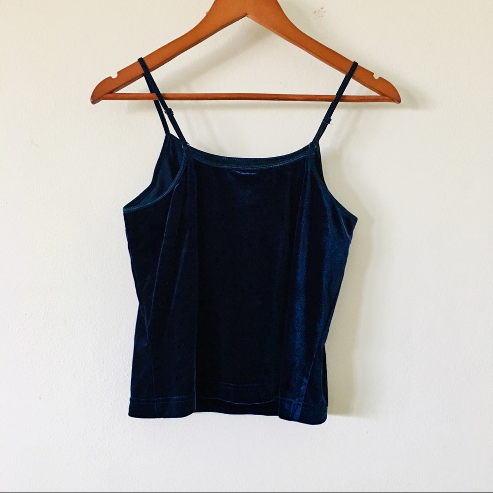 Blue Velvet Cami Sz M